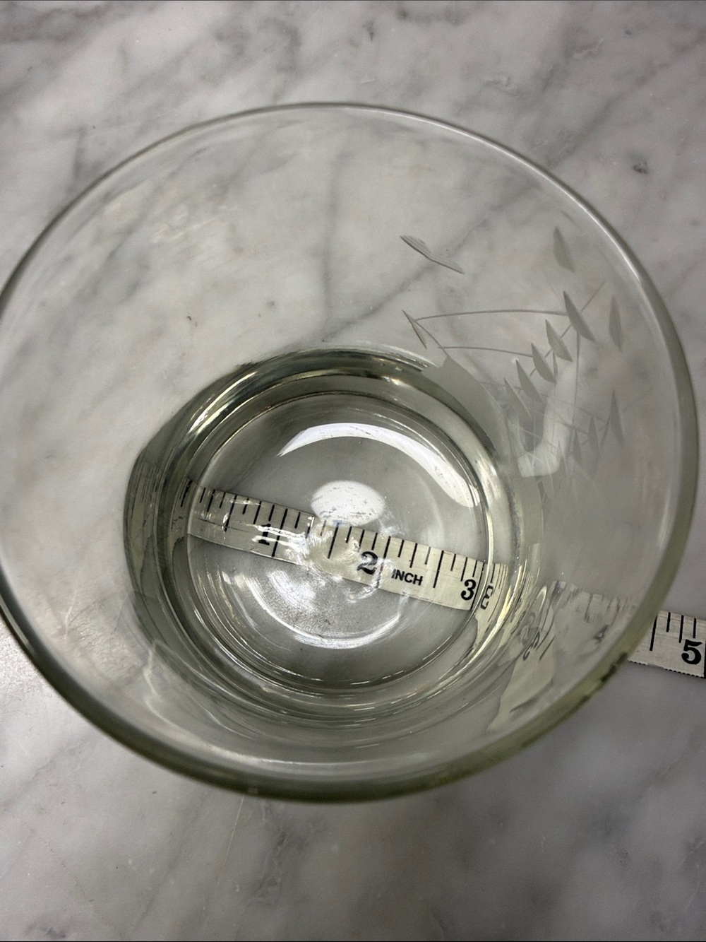 Vintage Javit Crystal Clipper Ship Etched Rock Glasses set of 6 - Picture 9 of 10